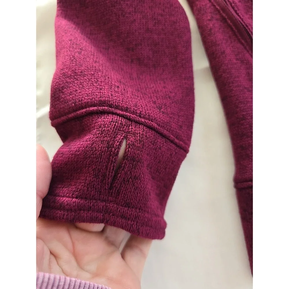 Nwt Old Navy‎ Active Girl's 14 XL Winter Berry Fleece Hoodie Sweatshirt